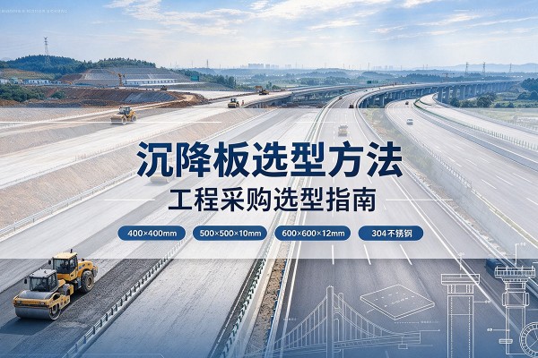 公主岭沉降板选择方法