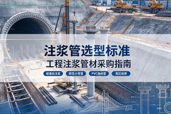 公主岭注浆管选型标准