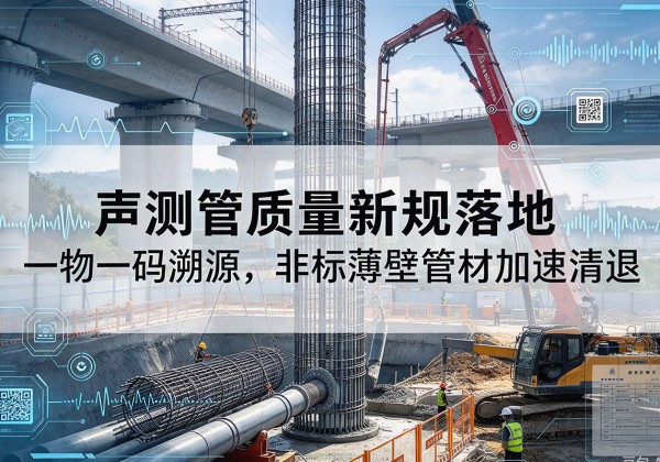 公主岭声测管质量新规落地，一物一码溯源，非标薄壁管材加速清退
