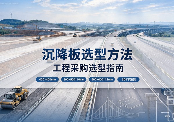 公主岭沉降板选择方法